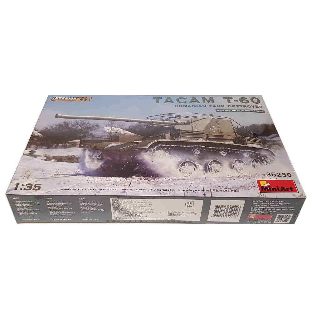 1:35 Romanian TACAM T-60 Tank Destroyer - Interior Kit - MINIART