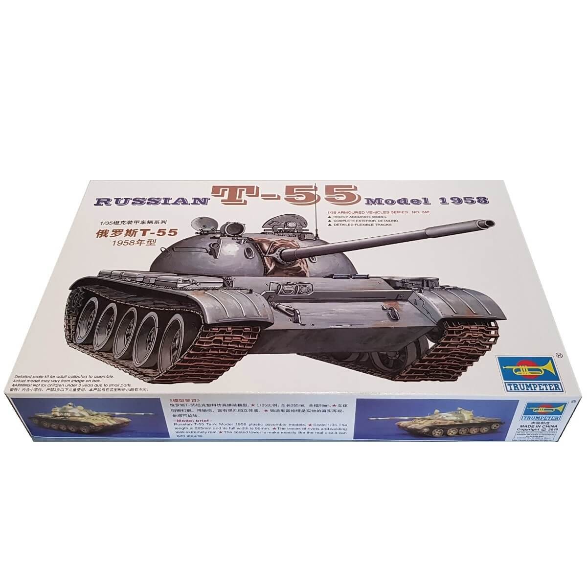 1:35 Russian T-55 Model 1958 - TRUMPETER