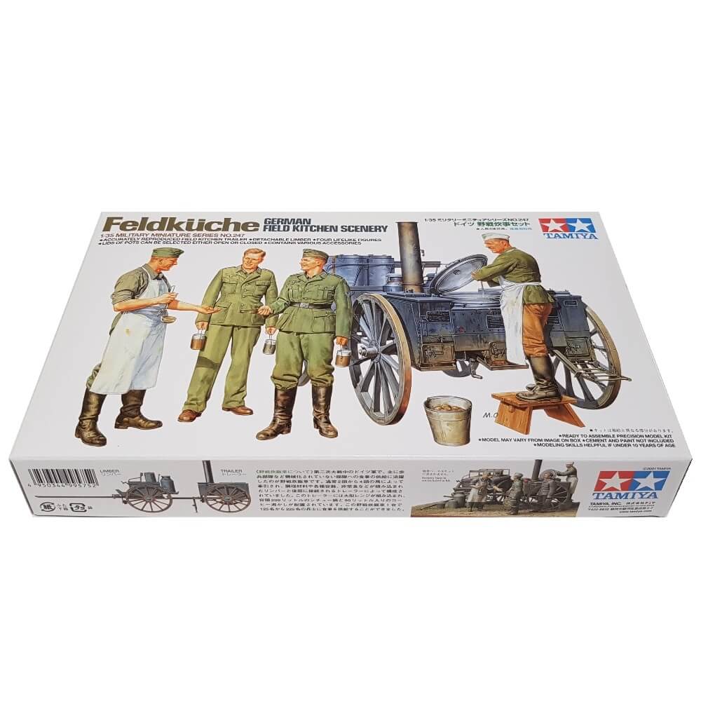 1:35 German Field Kitchen Scenery - TAMIYA