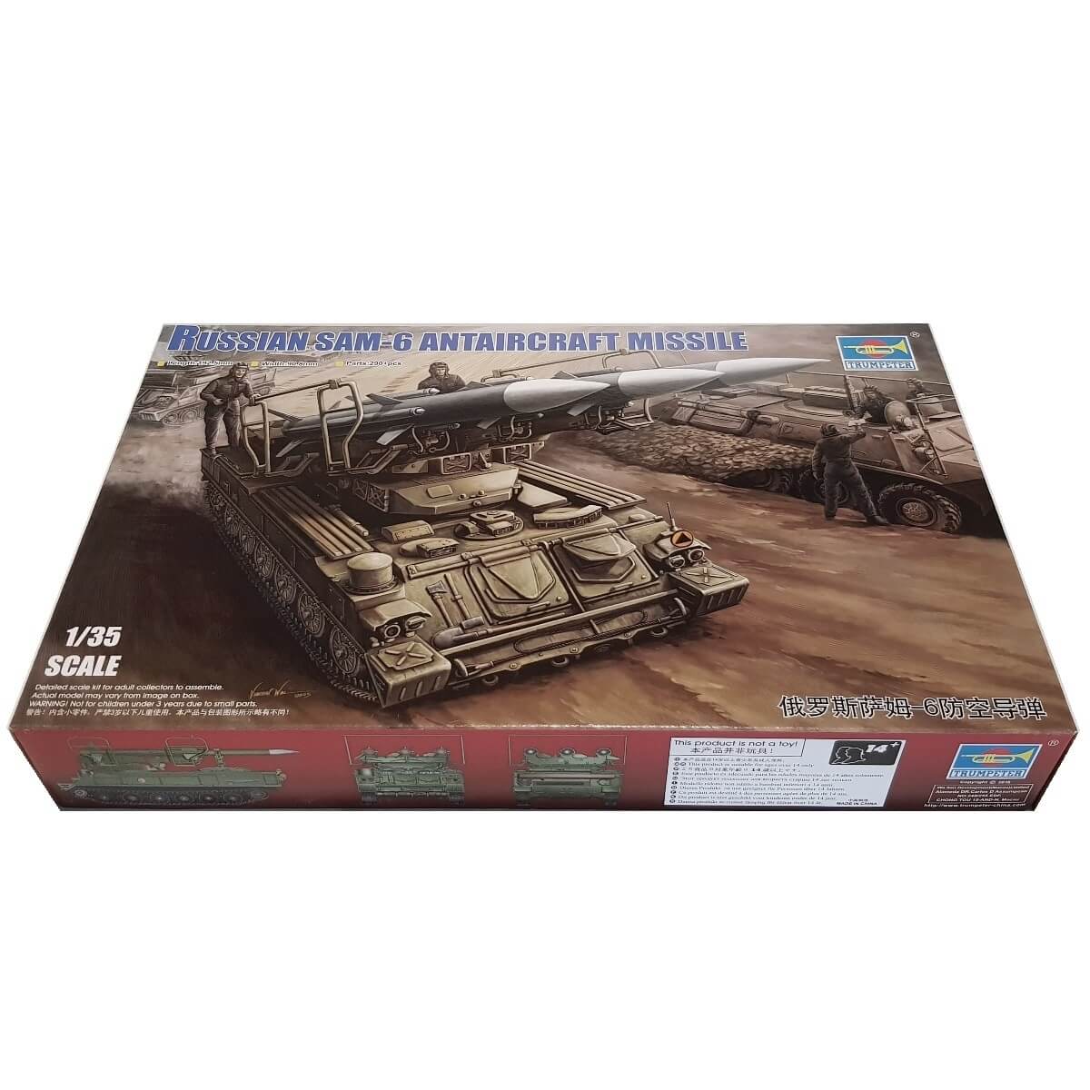 1:35 Russia SAM-6 Antiaircraft Missile - TRUMPETER