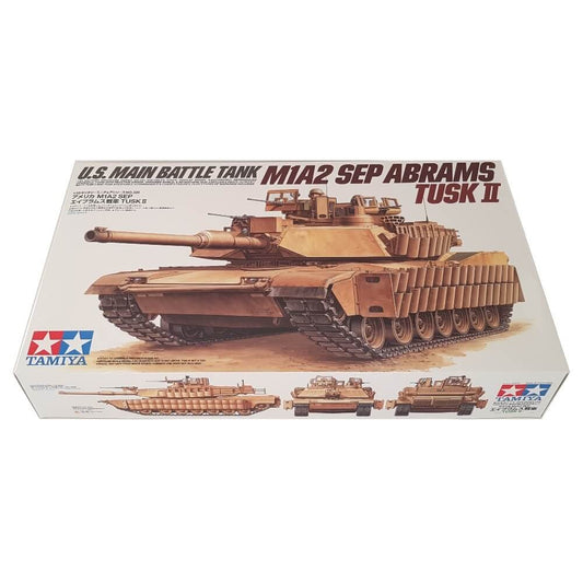 1:35 US Army Main Battle Tank M1A2 SEP Abrams Tusk II - TAMIYA