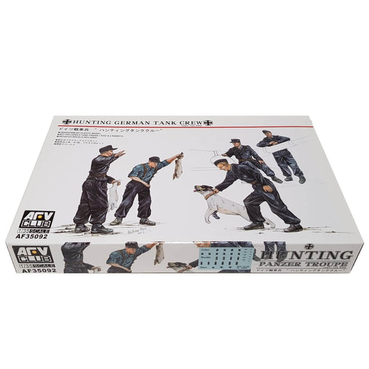 1:35 Hunting German Tank Crew 1943 - Late WWII - AFV CLUB