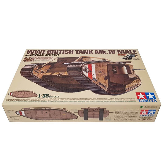 1:35 WWI British Tank Mk. IV Male with Single Motor - TAMIYA