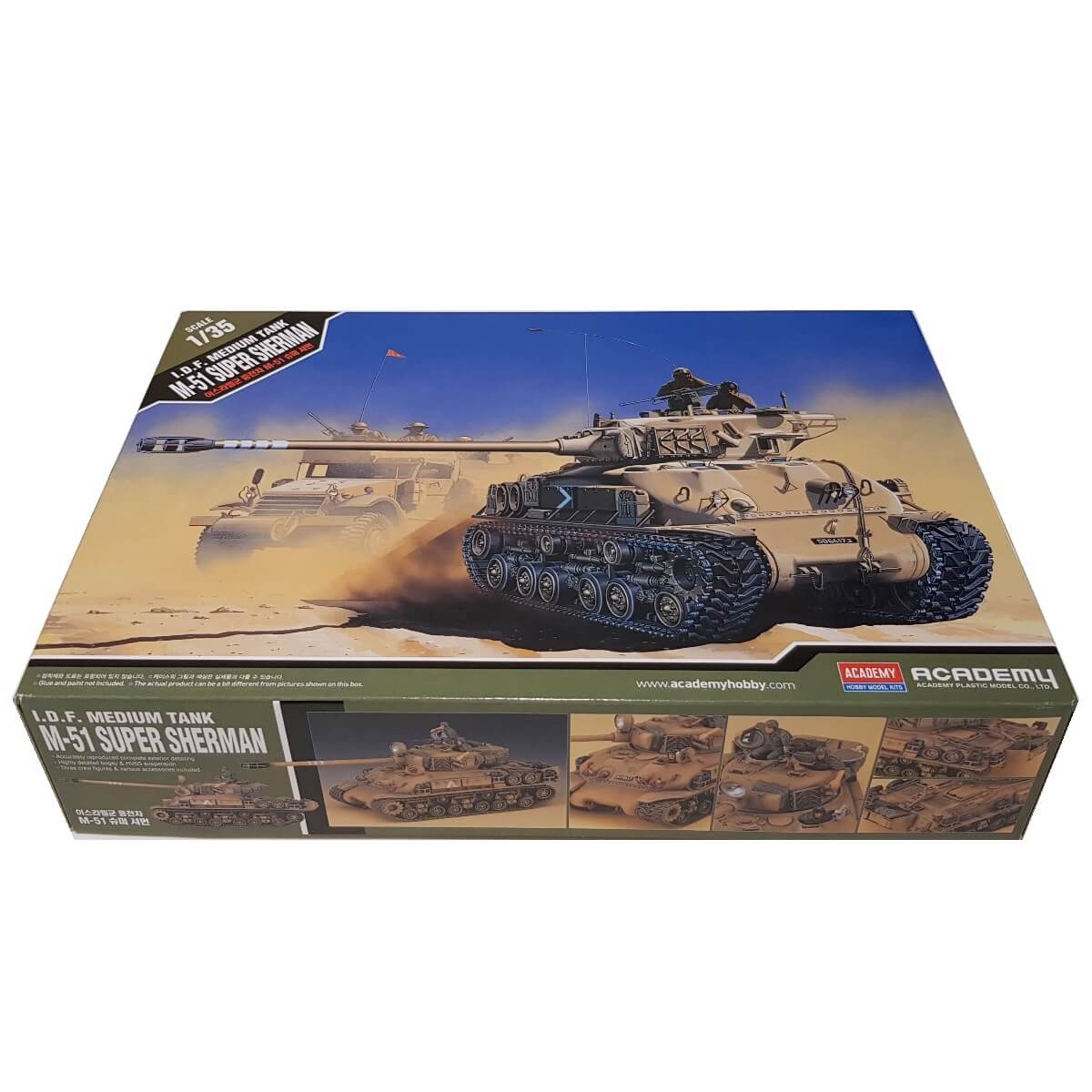1:35 IDF Medium Tank M-51 Super Sherman - ACADEMY