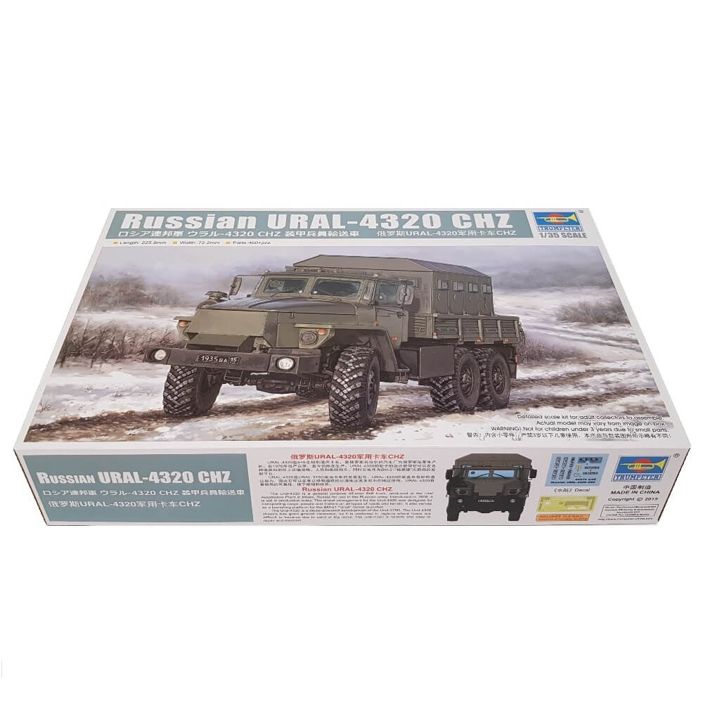 1:35 Russian URAL-4320 CHZ - TRUMPETER