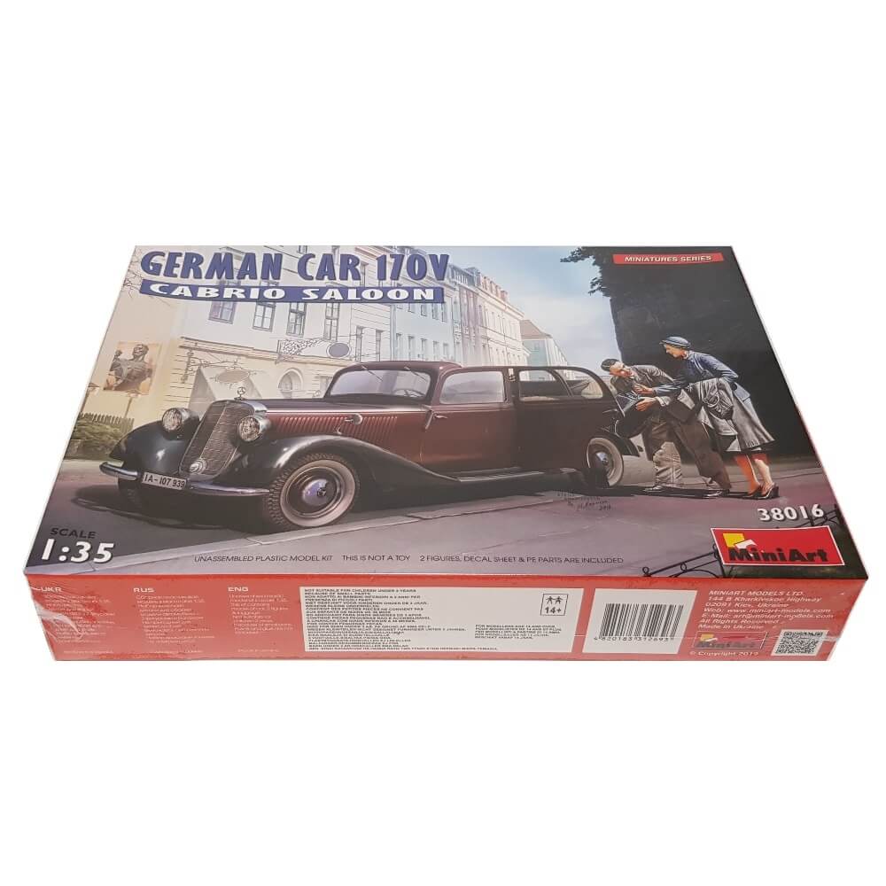 1:35 German Car 170V Cabrio Saloon - MINIART