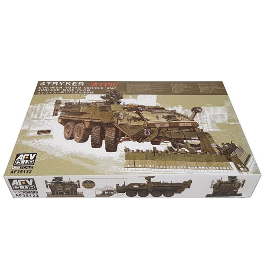 1:35 Stryker M1132 Engineer Squad Vehicle SMP Surface Mine Plow - AFV CLUB