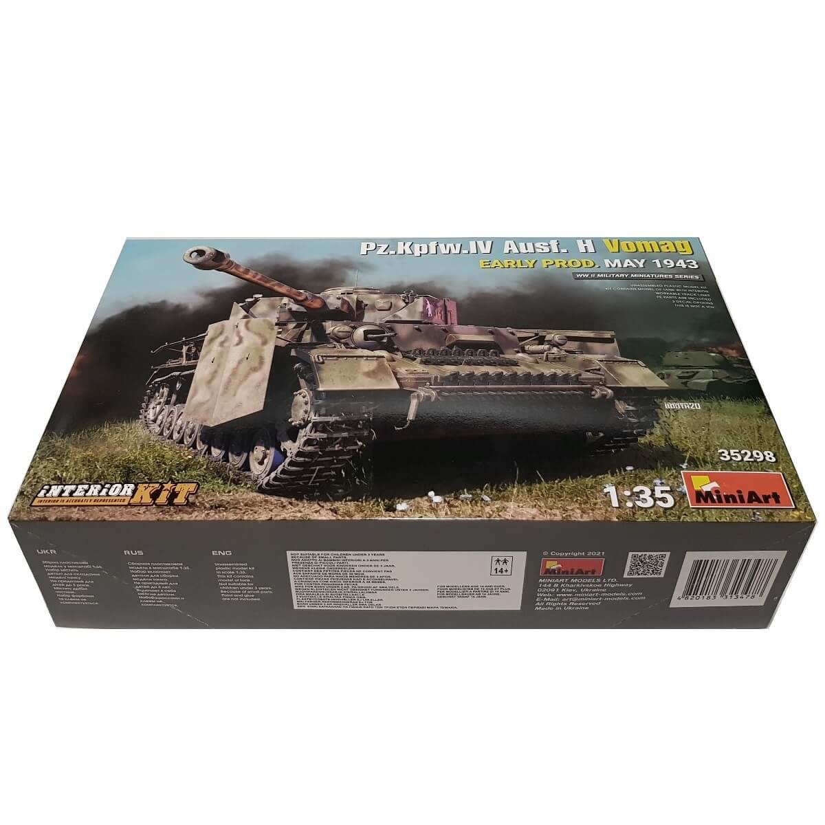 1:35 Pz.Kpfw. IV Ausf. H Vomag Early Prod - May 1943 - MINIART
