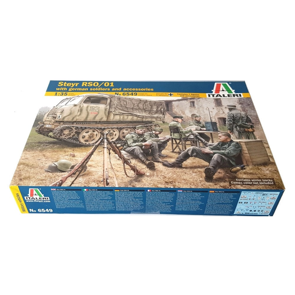1:35 German STEYR RSO/01 with soldiers and accessories - ITALERI
