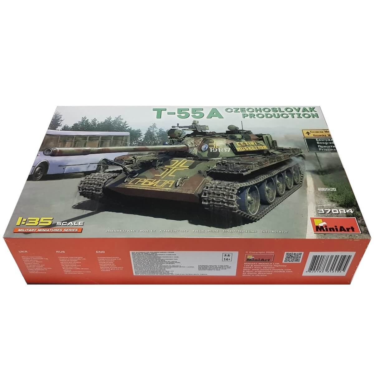 1:35 T-55A Czechoslovak Production - MINIART