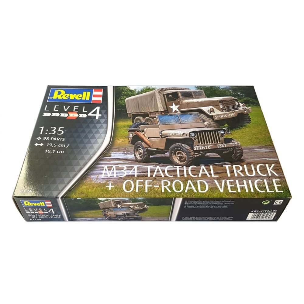 1:35 US Army M34 TACTICAL Truck and OFF-ROAD Vehicle - REVELL