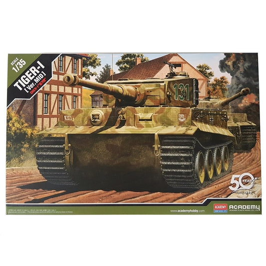 1:35 German TIGER I Tank MID Version Invasion of Normandy - ACADEMY