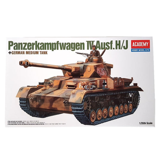 1:35 German Panzerkampfwagen IV Ausf. H/J PANZER Tank - ACADEMY