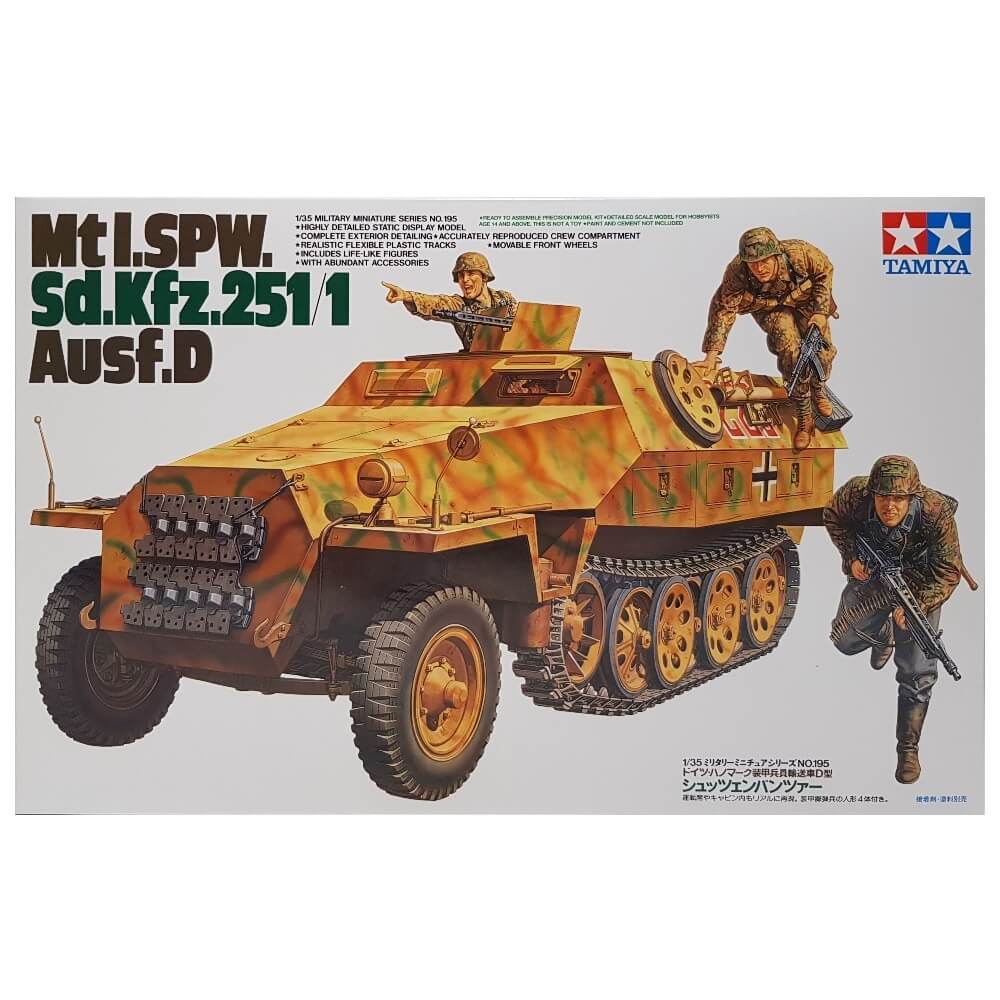 1:35 German Mtl. SPW Sd.Kfz. 251/1 Ausf. D - TAMIYA