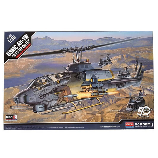 1:35 US Army BELL USMC AH-1W NTS update Helicopter - ACADEMY