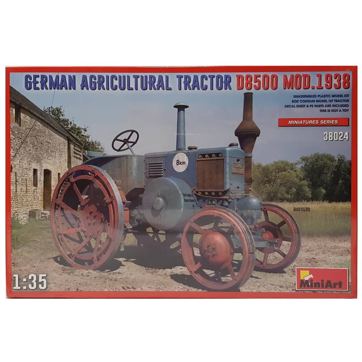 1:35 German Agricultural Tractor D8500 Mod. 1938 - MINIART