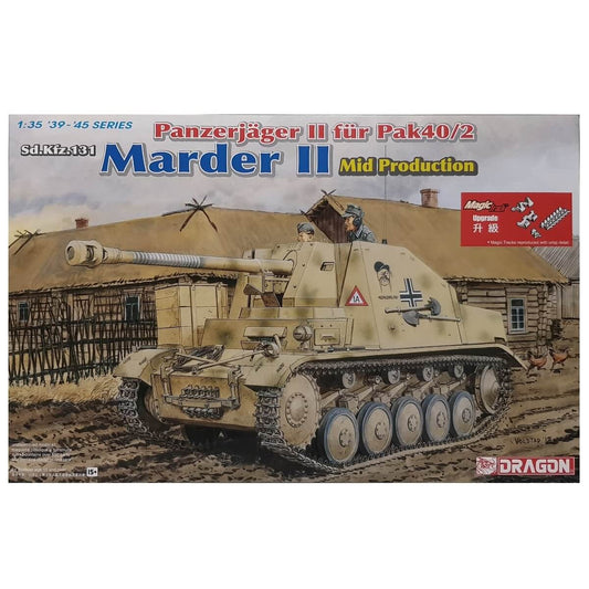 1:35 Sd.Kfz.131 Panzerjager II fur PaK40/2 Marder II - Mid Production - DRAGON