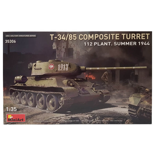 1:35 Soviet T-34/85 Composite Turret 112 Plant Summer 1944 - MINIART