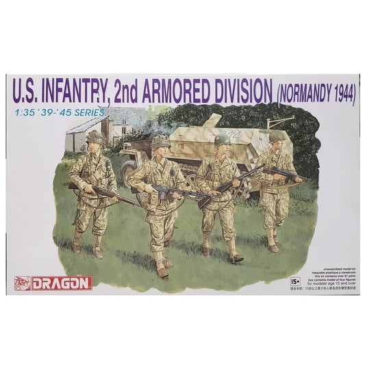 1:35 US Infantry 2nd Armored Division - Normandy 1944 - DRAGON