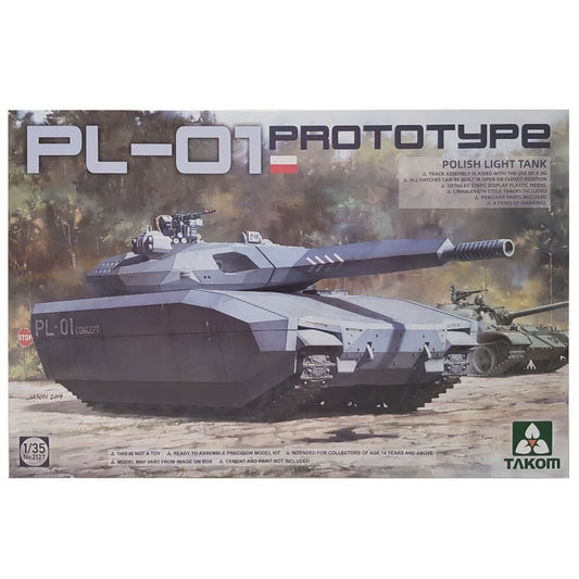 1:35 Polish PL-01 Prototype Light Tank - TAKOM