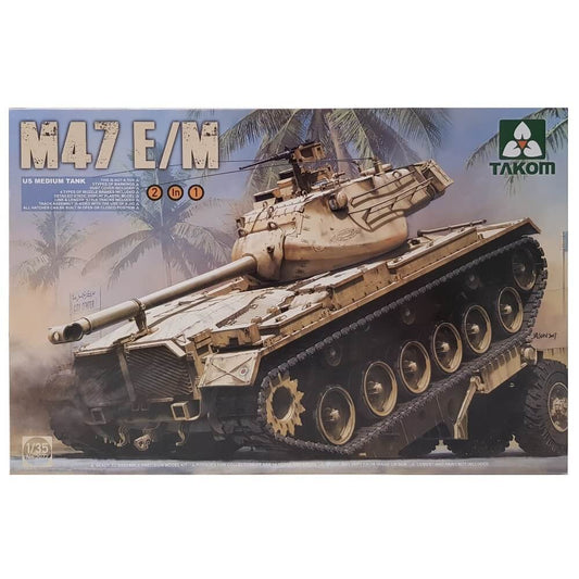 1:35 US M47 Patton E/M Medium Tank - TAKOM