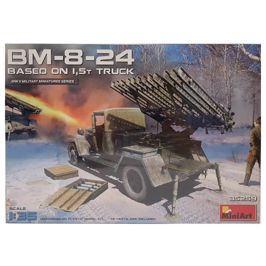 1:35 Soviet BM-8-24 Based on 1.5 Truck - MINIART