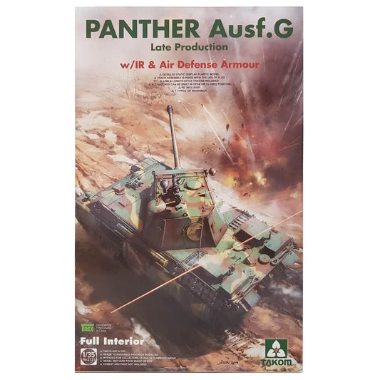 1:35 PANTHER Ausf. G Late Production with IR and Air Defense Armour - TAKOM