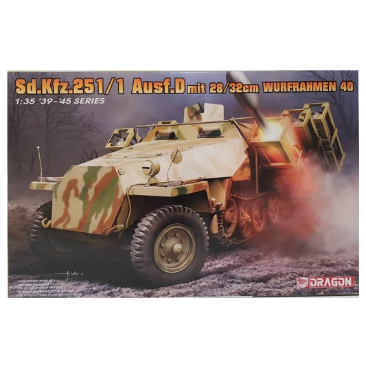 1:35 German Sd.Kfz. 251/1 Ausf. D mit 28/32cm WURFRAHMEN 40 - DRAGON