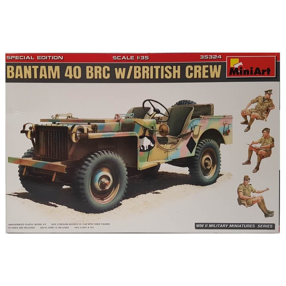 1:35 British BANTAM 40 BRC with Crew Special Edition - MINIART