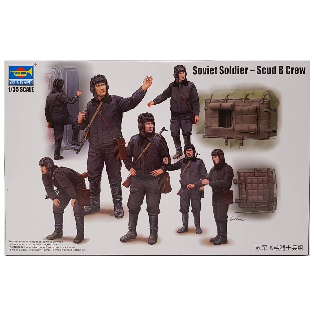 1:35 Soviet Soldier - Scud B Crew - TRUMPETER