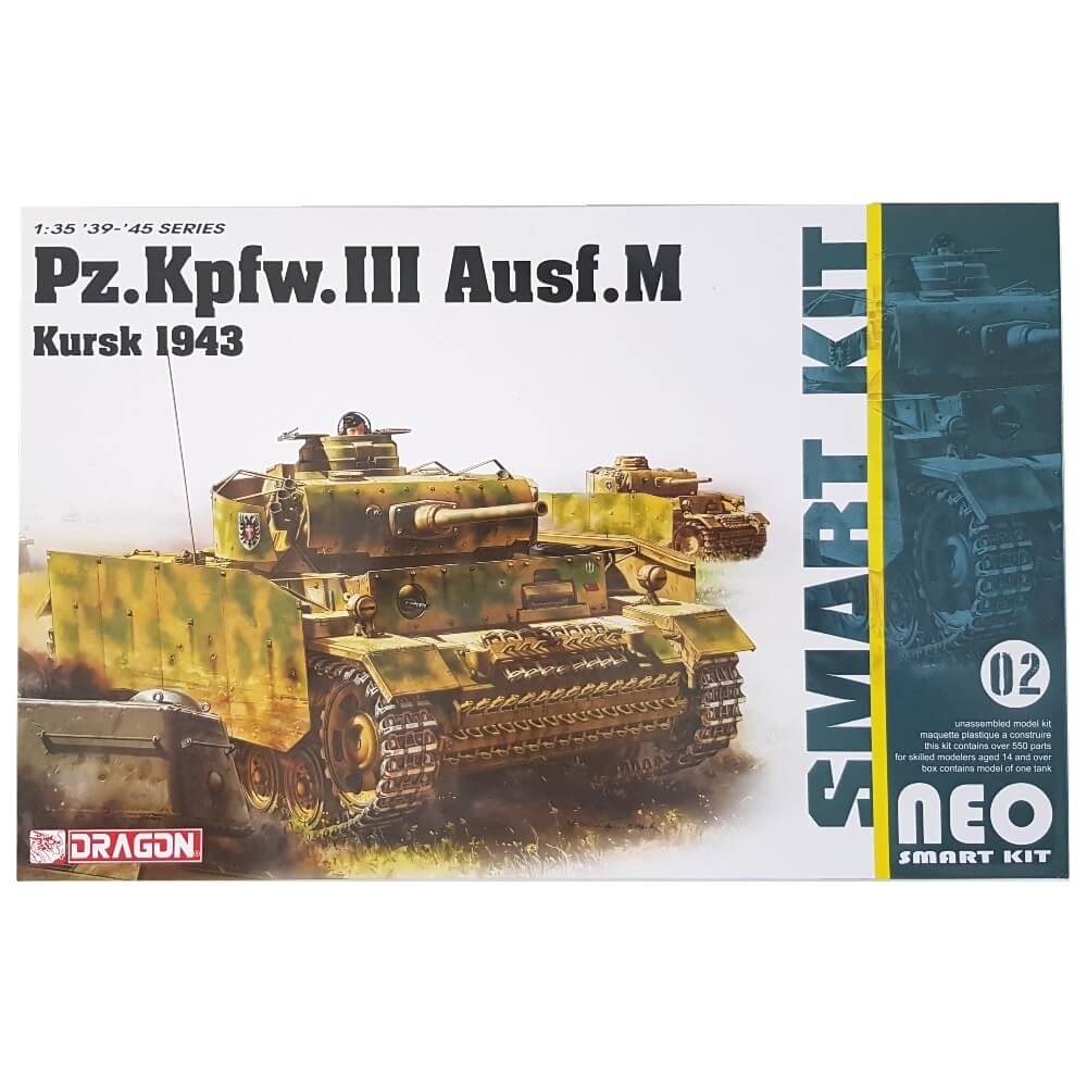 1:35 German Panzer Pz.Kpfw. III Ausf. M - Kursk 1943 - DRAGON