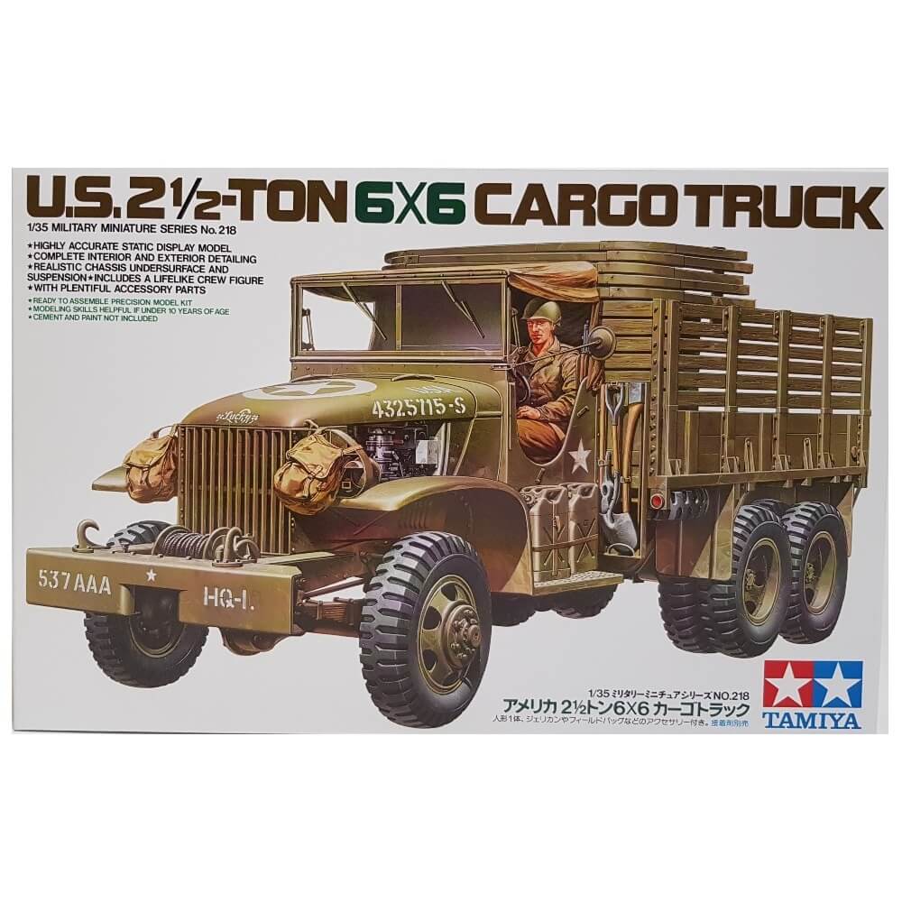1:35 US 2 ½ Ton 6x6 Cargo Truck - TAMIYA