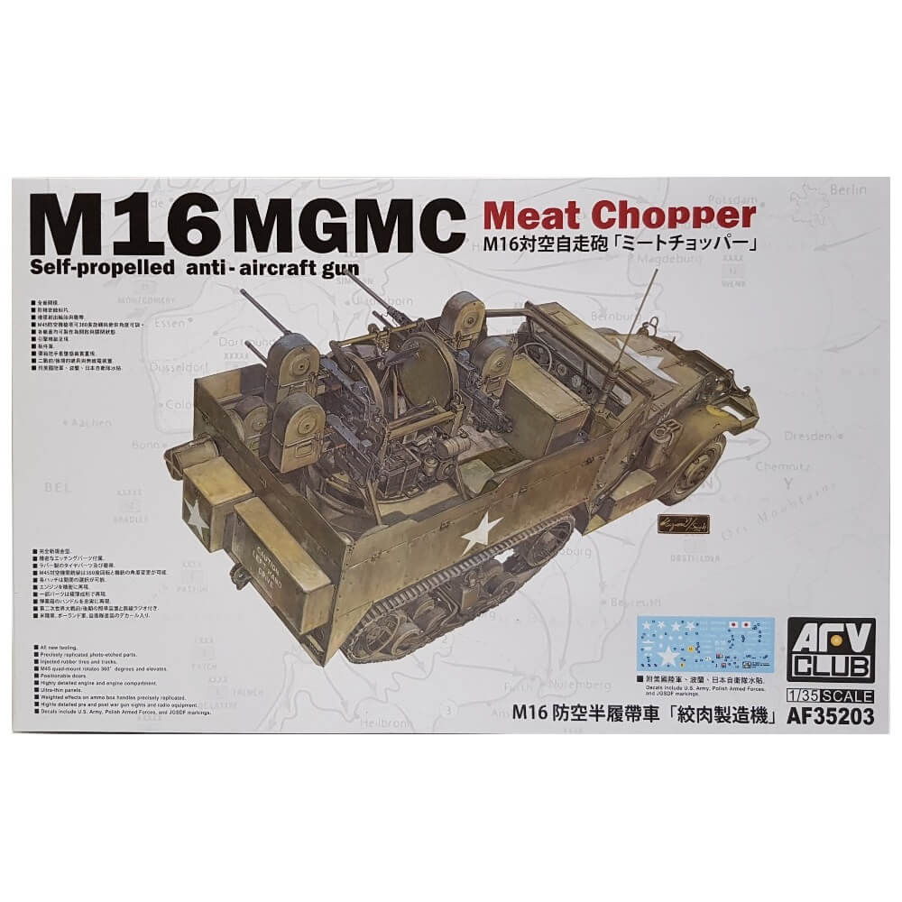 1:35 M16 MGMC Meat Chopper Self-propelled anti aircraft gun - AFV CLUB
