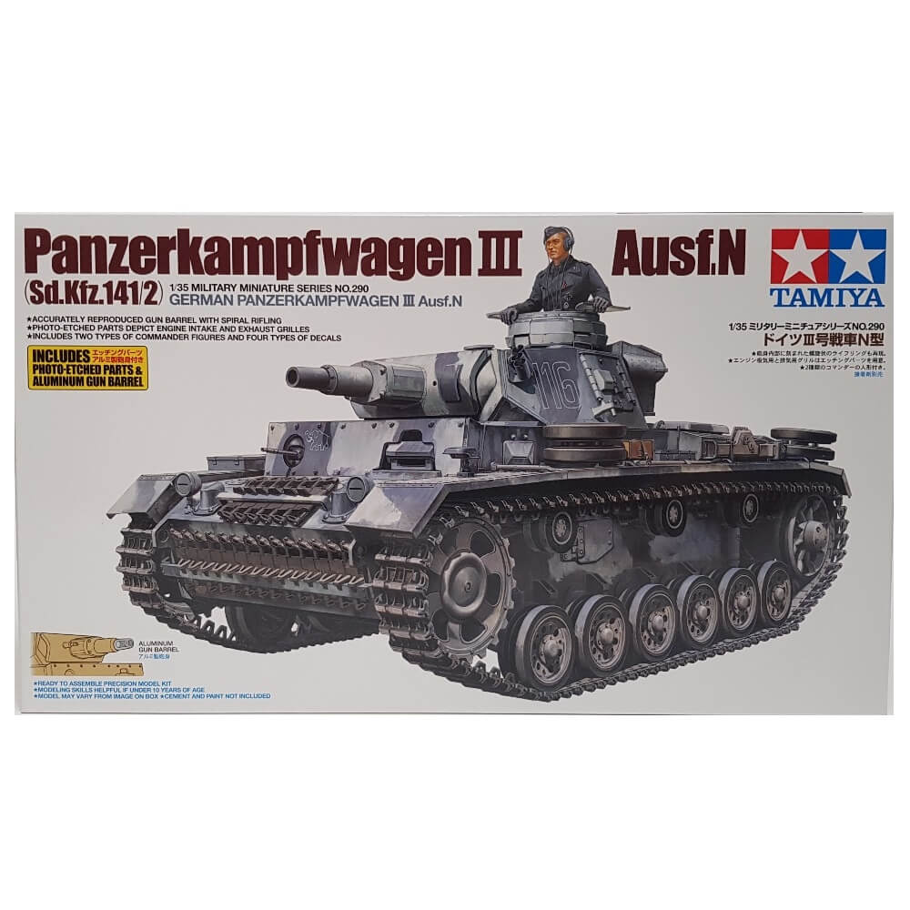 1:35 German Panzerkampfwagen III Ausf. N - TAMIYA