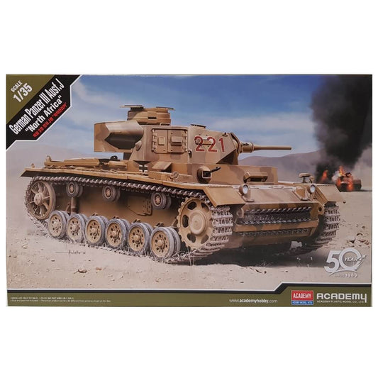 1:35 German Panzer III Ausf. J - North Africa - ACADEMY