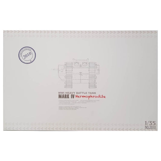 1:35 British Mark IV Hermaphrodite WWI Heavy Battle Tank - TAKOM