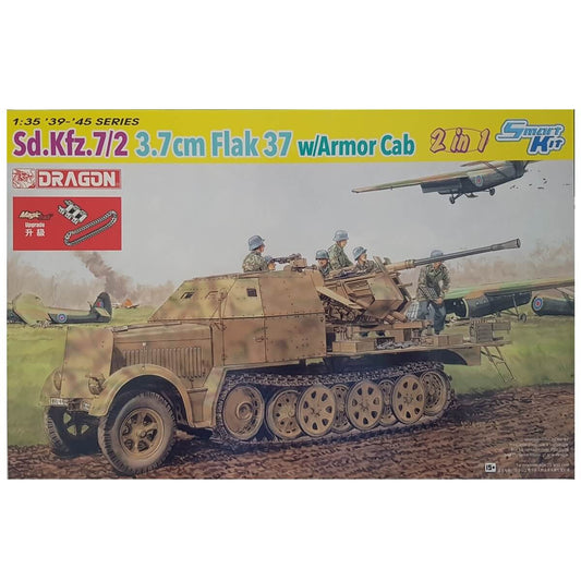 1:35 Sd.Kfz. 7/2 3.7cm Flak 37 with Armor Cab - DRAGON