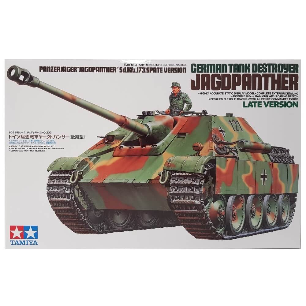 1:35 German Sd.Kfz. 173 JAGDPANTHER Tank Destroyer - Late Version - TAMIYA