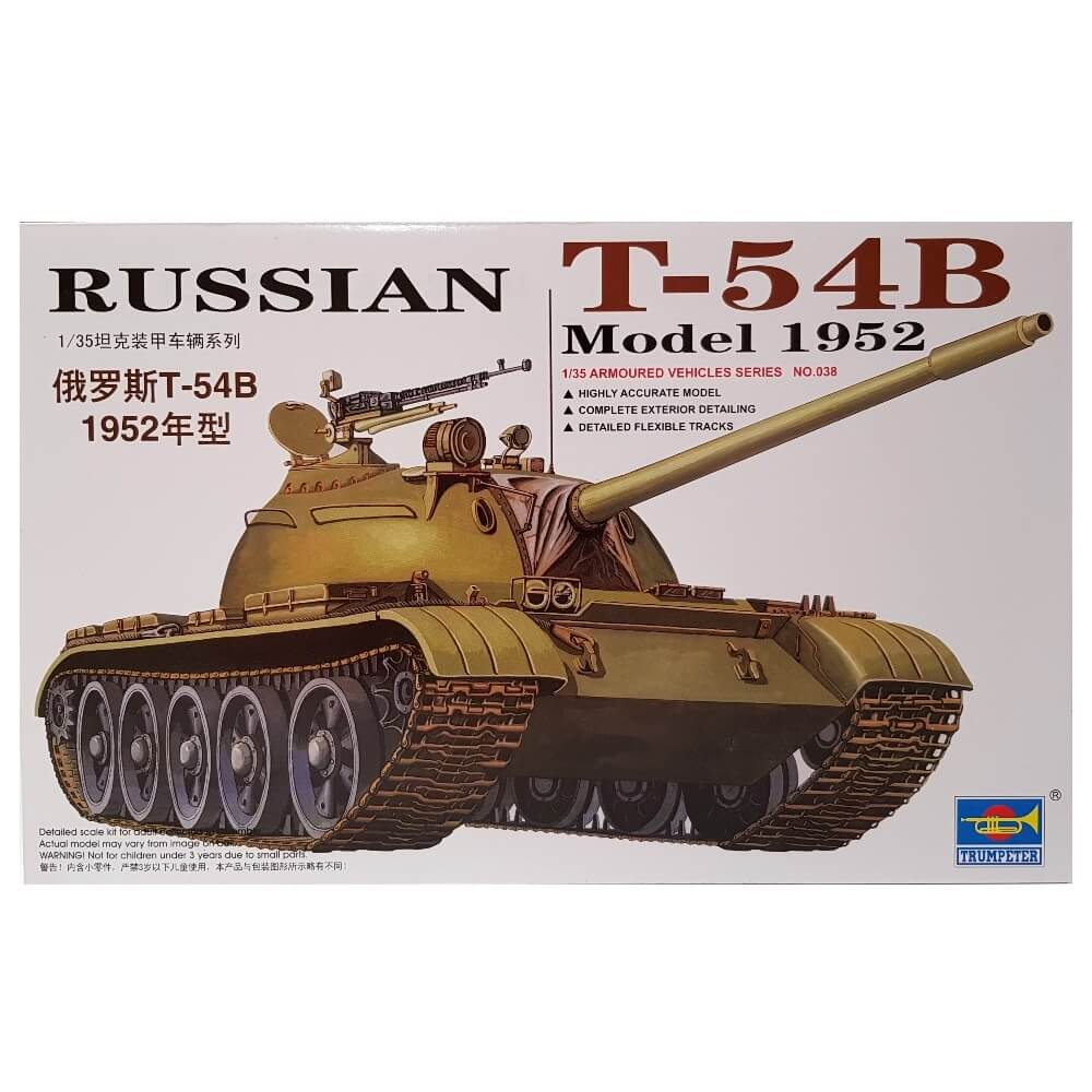 1:35 Russian T-54B Model 1952 - TRUMPETER