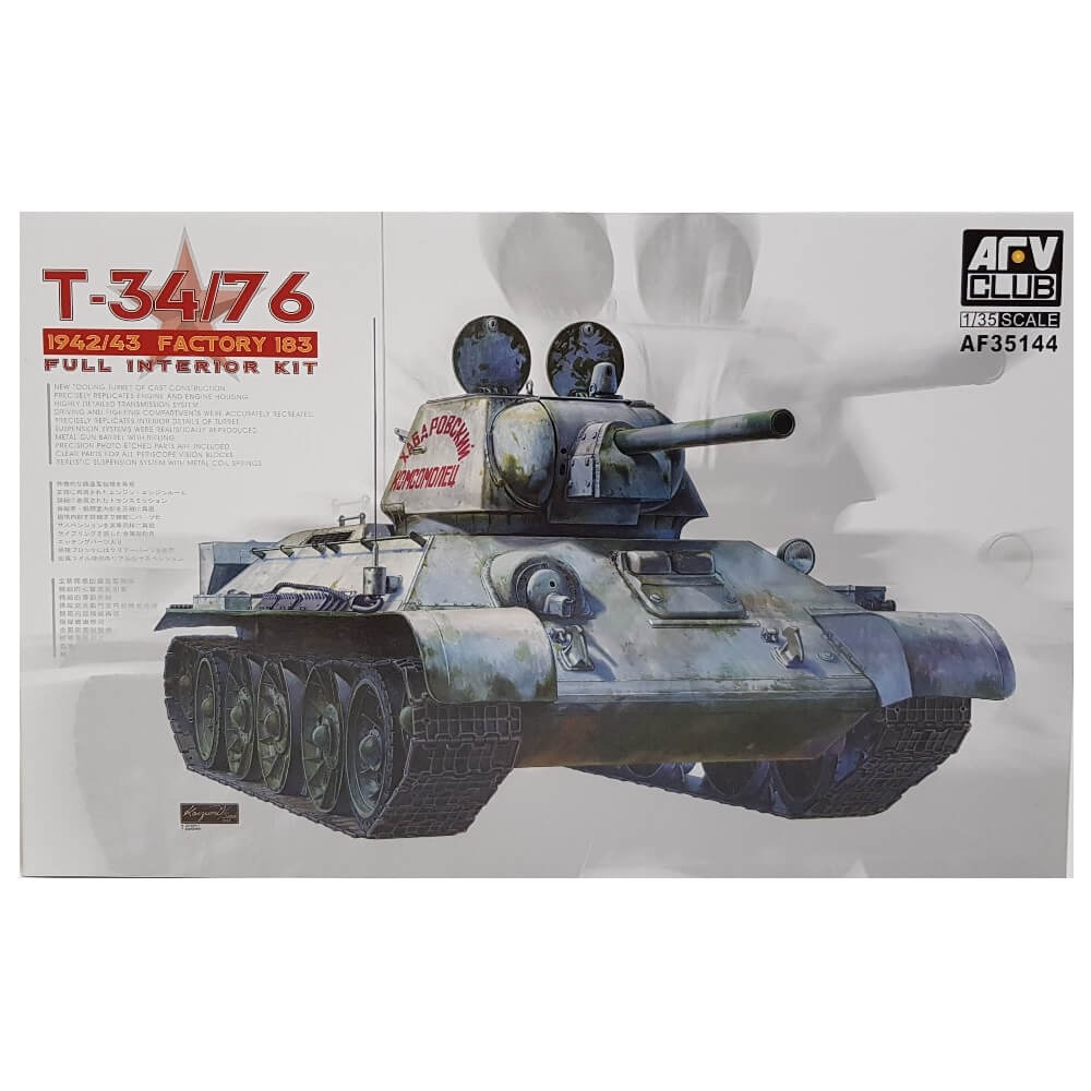 1:35 T-34/76 1942/43 Factory 183 Full Interior Kit - AFV CLUB