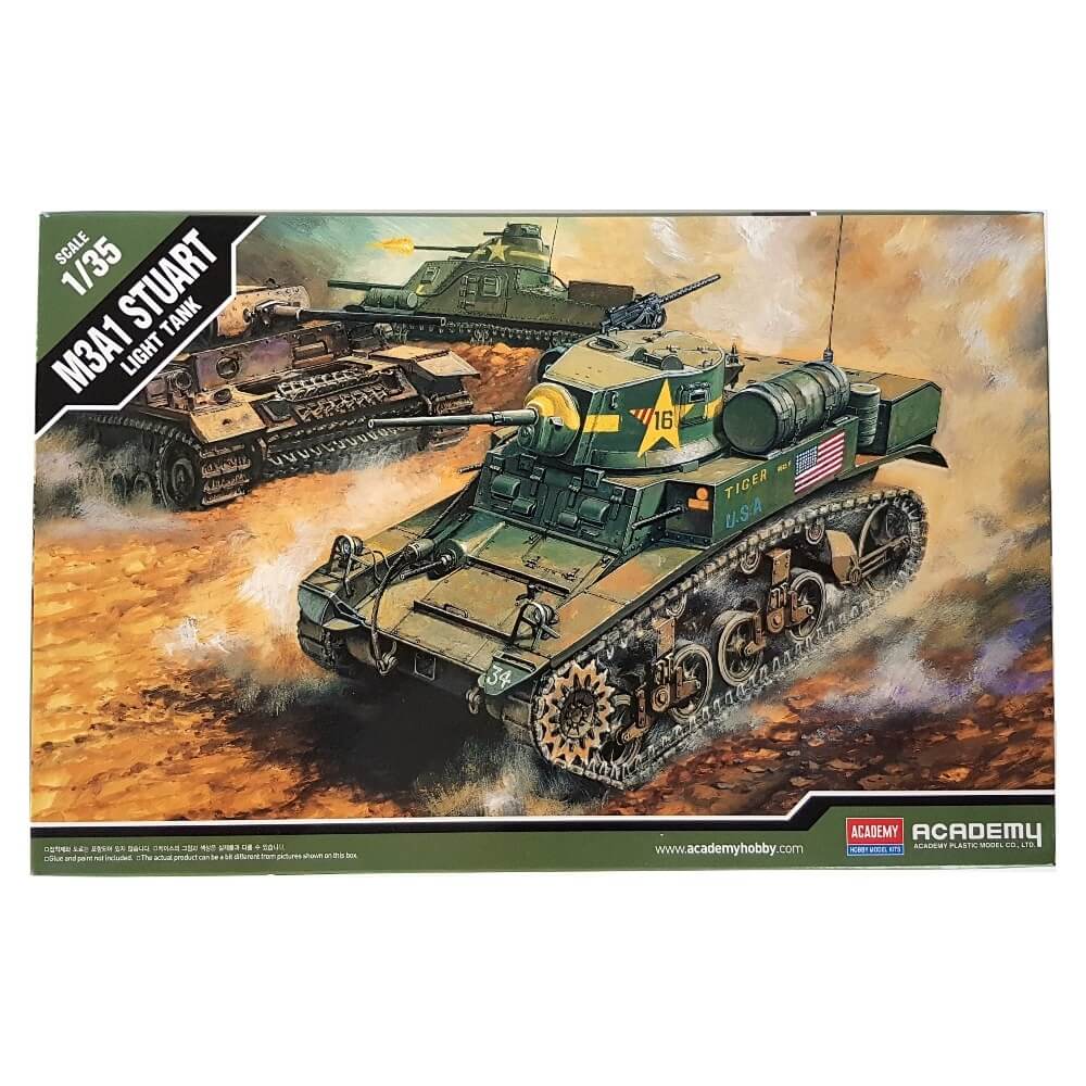 1:35 US Army M3A1 STUART Light Tank - ACADEMY