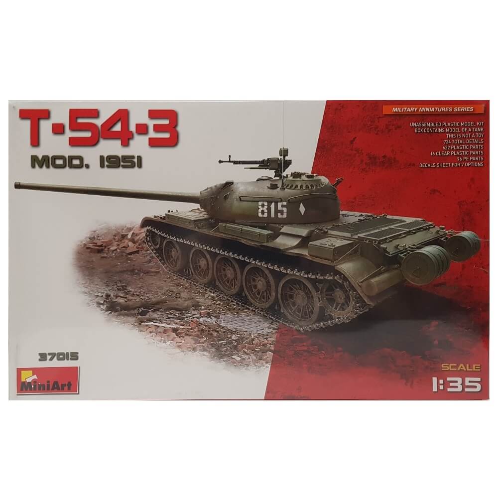 1:35 Soviet T-54-3 Medium Tank Mod 1951 - MINIART
