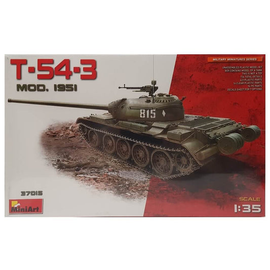 1:35 Soviet T-54-3 Medium Tank Mod 1951 - MINIART