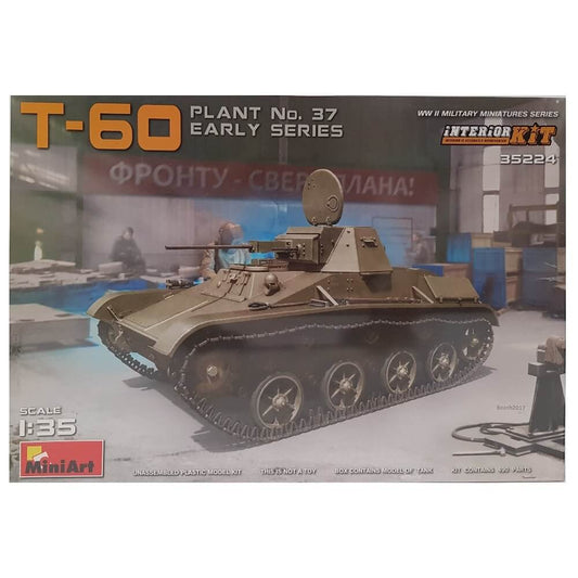 1:35 Soviet T-60 Plant No. 37 Early Series - Interior Kit - MINIART