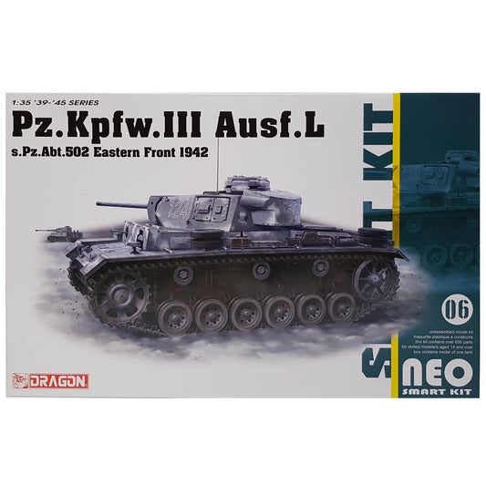 1:35 Pz.Kpfw. III Ausf. L s.Pz.Abt. 502 Eastern Front 1942 - DRAGON