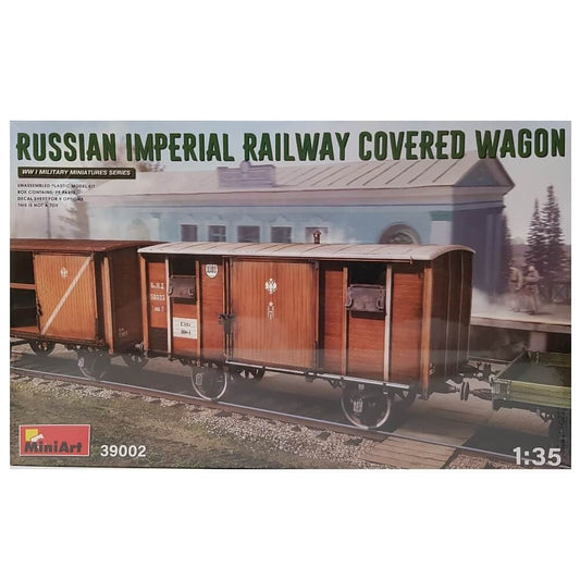 1:35 Russian Imperial Railway Covered Wagon - MINIART