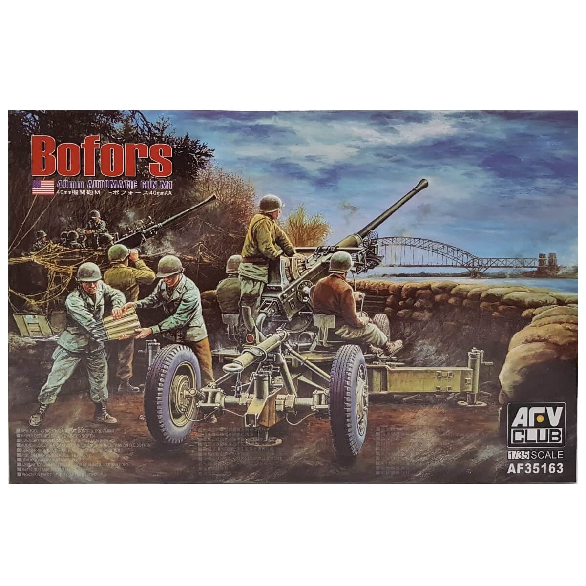 1:35 BOFORS 40mm Automatic Gun M1 - AFV CLUB