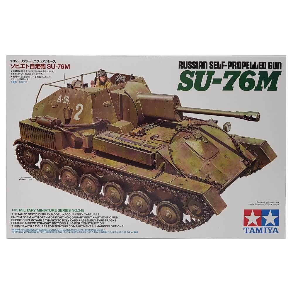 1:35 Russian SU-76M Self-Propelled Gun - TAMIYA