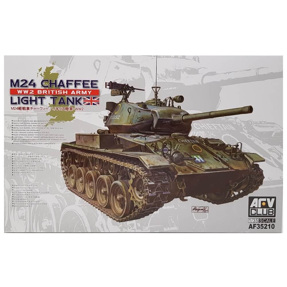 1:35 M24 Chaffee Light Tank WW2 British Army Version - AFV CLUB