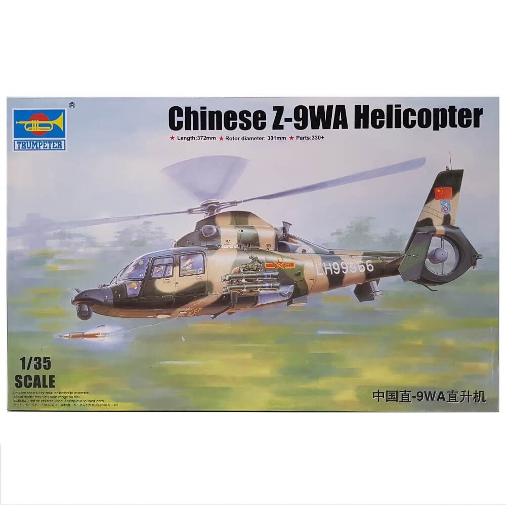 1:35 Chinese Z-9WA Helicopter - TRUMPETER